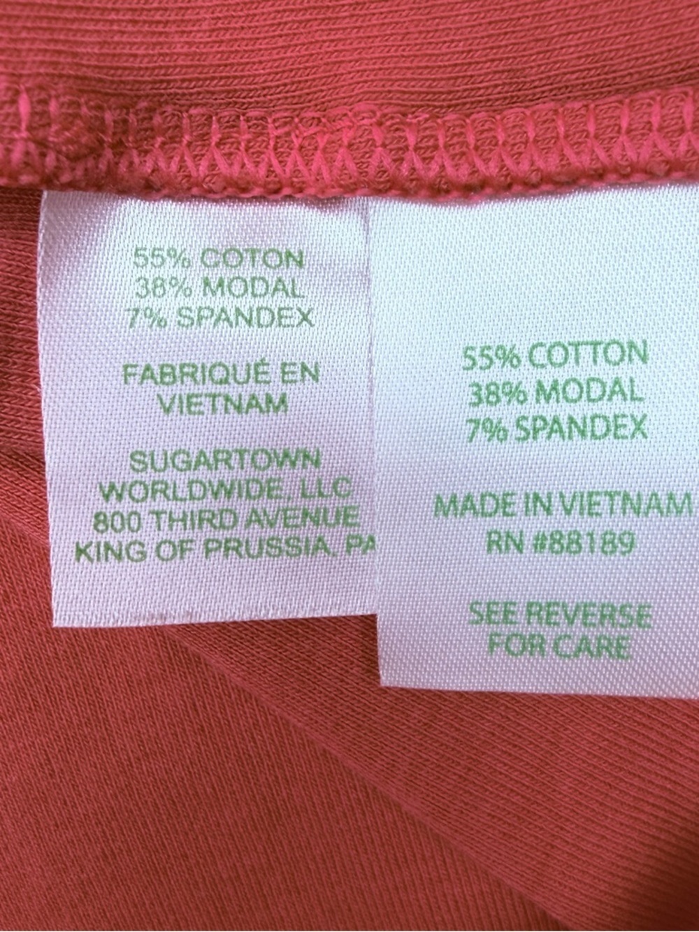 Lilly Pulitzer Raspberry Red Racerback Tank with Button Placket - Picture 8 of 9